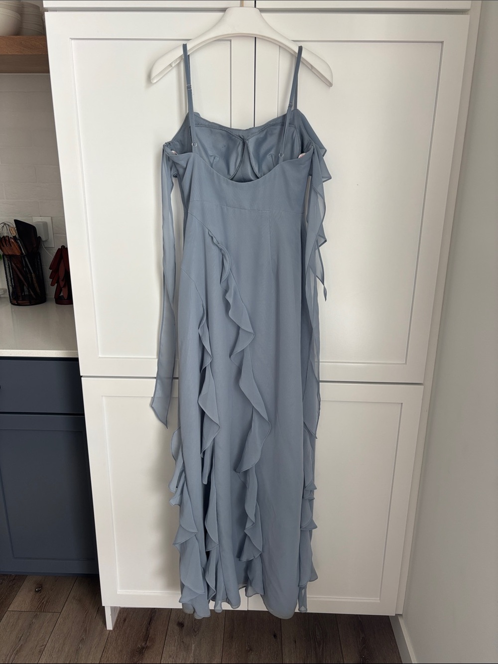 Azazie Ruffled Dress - Picture 3 of 5
